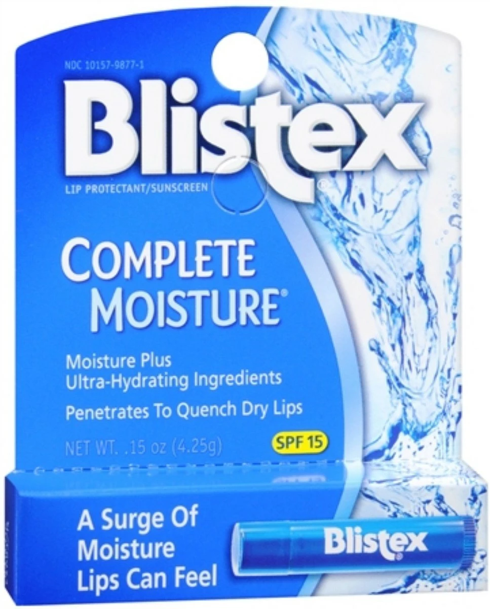 Blistex Complete Moisture Lip Protectant 0.15 Oz (Pack Of 6) 3 Blistex Complete Moisture Lip Protectant 0.15 Oz (Pack Of 6)