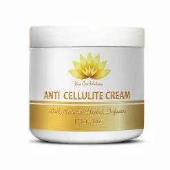 SKIN CARE SOLUTIONS Anti Cellulite Cream Fat Burning - ANTI CELLULITE CREAM With Natural Herbal Infusion - Cellulite Remover - 1 Jar (4 Oz)