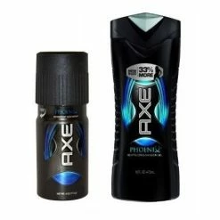 Axe Body Spray Phoenix 4 Oz & AXE SHOWER GEL 16OZ PHOENIX COMBO