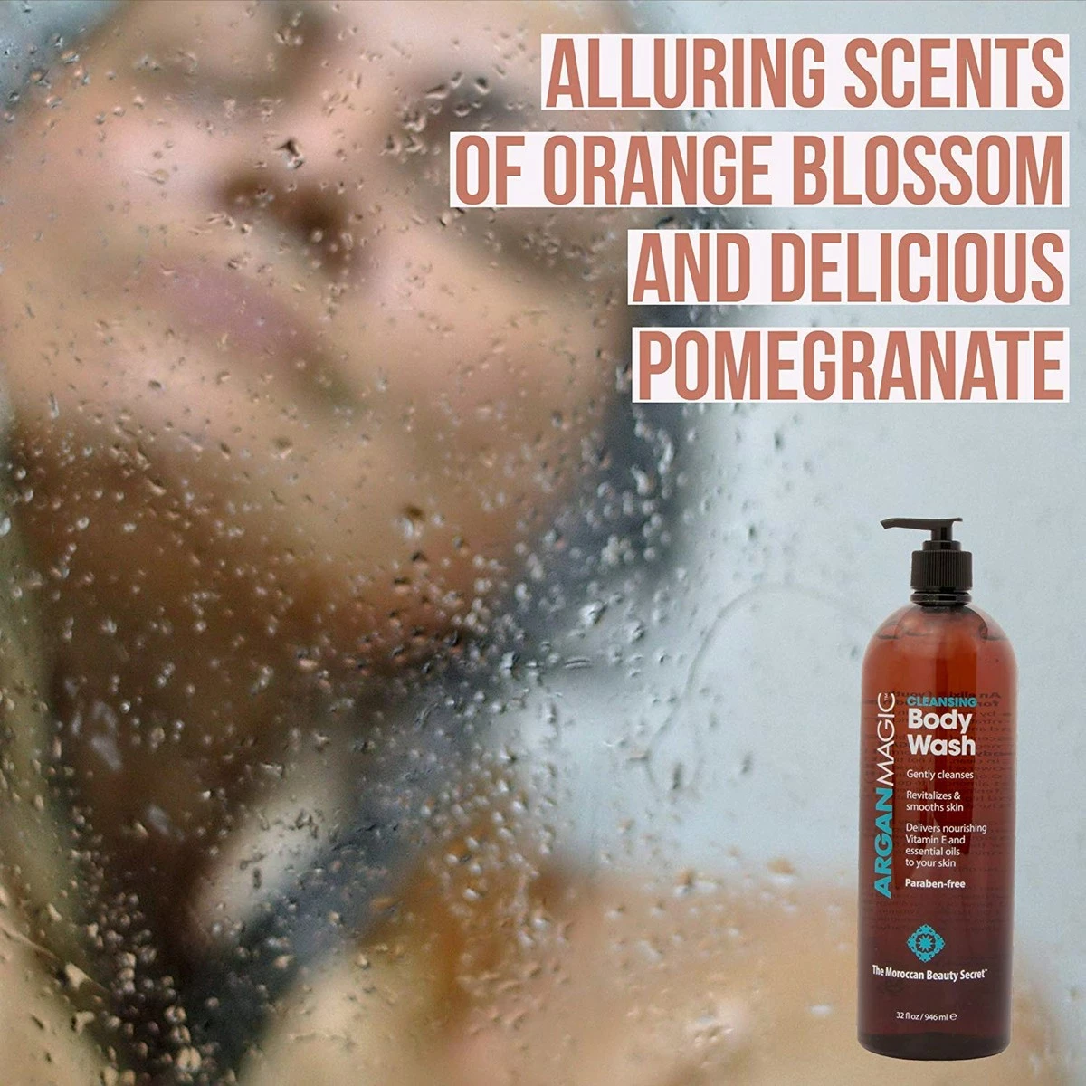 Argan Magic Store ARGAN MAGIC Cleansing Body Wash - Gently Cleanses, Revitalizes & Smooths Skin | Enriched With Argan Oil, Sweet Almond Oil & Vitamin E | Made In USA | Paraben Free | Cruelty Free (32 Oz / 946 Ml) 6 Argan Magic Store ARGAN MAGIC Cleansing Body Wash - Gently Cleanses, Revitalizes & Smooths Skin | Enriched With Argan Oil, Sweet Almond Oil & Vitamin E | Made In USA | Paraben Free | Cruelty Free (32 Oz / 946 Ml) - Image 4