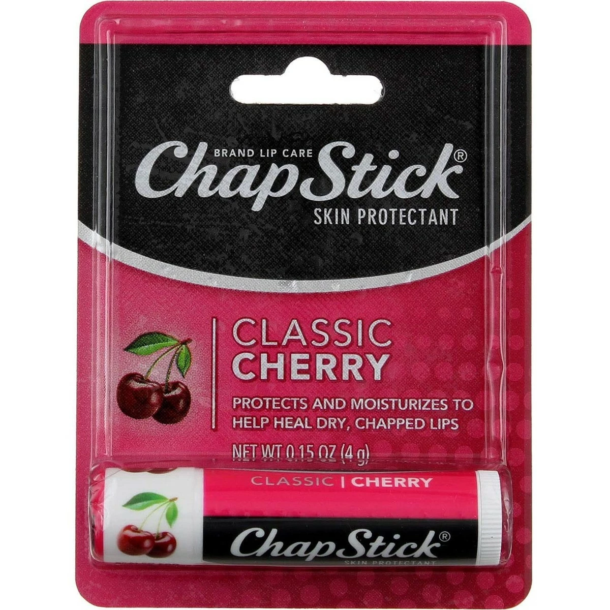 Chapstick 0.15 Oz Cherry Flavor Skin Protectant Flavored Lip Balm Tube (Pack Of 6) 4 Chapstick 0.15 Oz Cherry Flavor Skin Protectant Flavored Lip Balm Tube (Pack Of 6) - Image 2