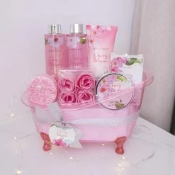 BODY & EARTH Gift Basket For Women - Spa Gift Baskets Body&Earth 8 Pcs Women Bath Sets With Cherry Blossom & Jasmine Scent Bubble Bath, Shower Gel, Body & Hand Lotion, Bath Salts, Valentines Gifts Set For Women 14 BODY & EARTH Gift Basket For Women - Spa Gift Baskets Body&Earth 8 Pcs Women Bath Sets With Cherry Blossom & Jasmine Scent Bubble Bath, Shower Gel, Body & Hand Lotion, Bath Salts, Valentines Gifts Set For Women -Moisturizers Sales 09z6ch2jnzwnefzucgtuhp57r5g0
