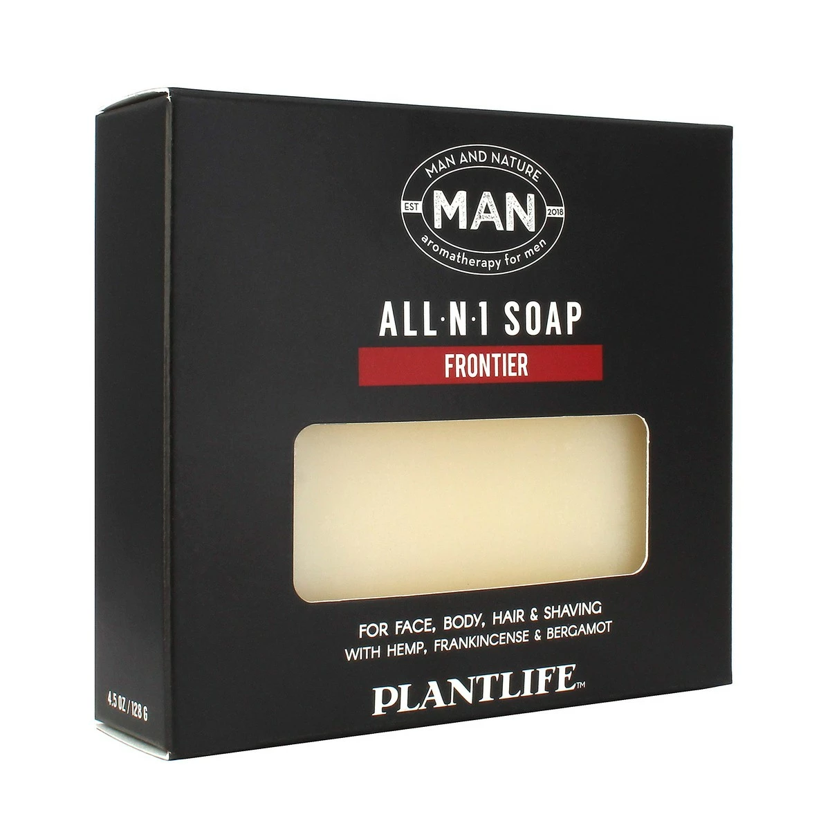 Plantlife Man And Nature All-N-1 Bar Soap - 4.5 Oz 4 Plantlife Man And Nature All-N-1 Bar Soap - 4.5 Oz - Image 2