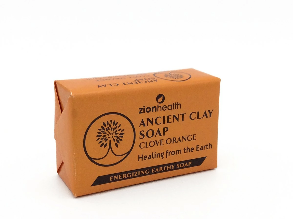 Ancient Clay Orange Clove Soap Zion Health 6 Oz Bar Soap 5 Ancient Clay Orange Clove Soap Zion Health 6 Oz Bar Soap - Image 3