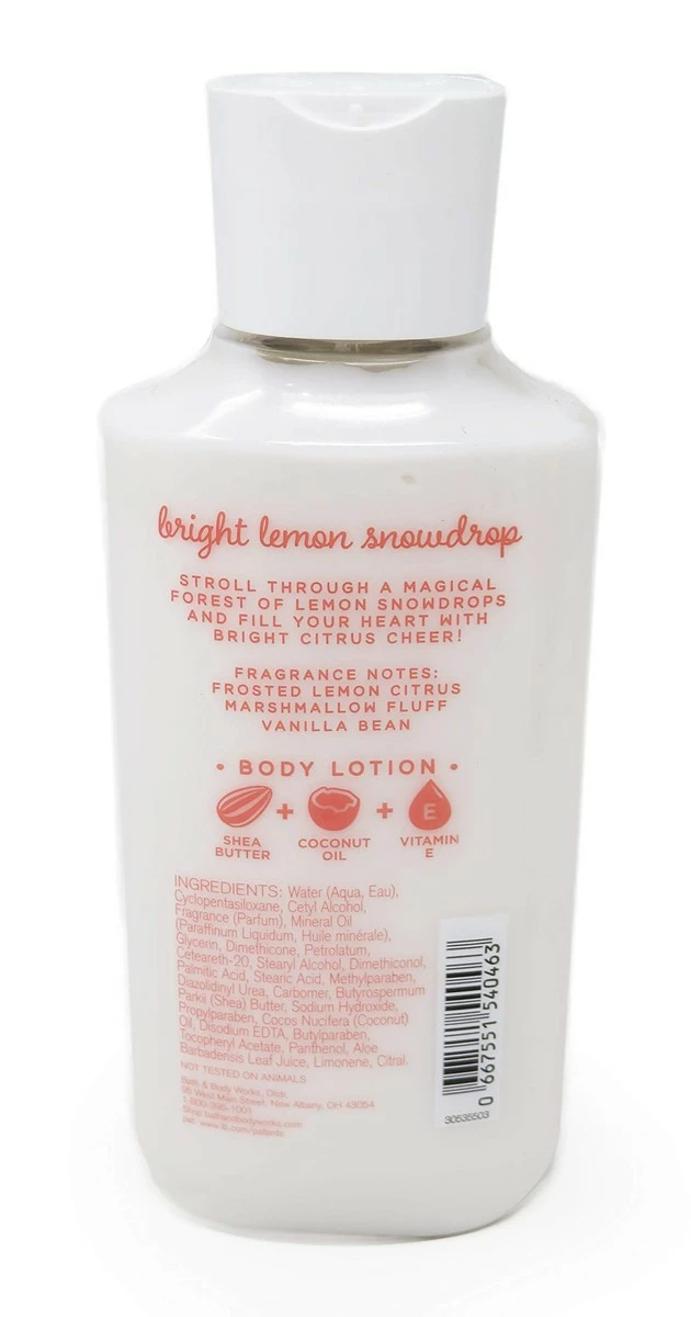 Bath & Body Works Bath And Body Works Bright Lemon Snowdrop Body Lotion 8 Ounce Holiday 2019 Collection 4 Bath & Body Works Bath And Body Works Bright Lemon Snowdrop Body Lotion 8 Ounce Holiday 2019 Collection - Image 2