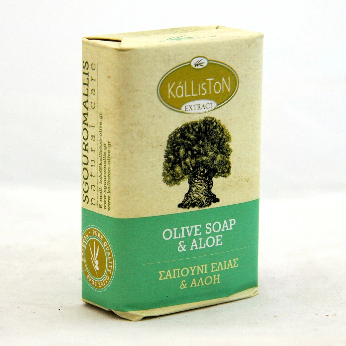 Kalliston, Aloe Extract Soap, Made With Extra Virgin Olive Oil, Suitable For Sensitive And Dry Skins And Hair, All Natural, Made In Ancient Crete, Greece, Pack Of 4 6 Kalliston, Aloe Extract Soap, Made With Extra Virgin Olive Oil, Suitable For Sensitive And Dry Skins And Hair, All Natural, Made In Ancient Crete, Greece, Pack Of 4 - Image 4