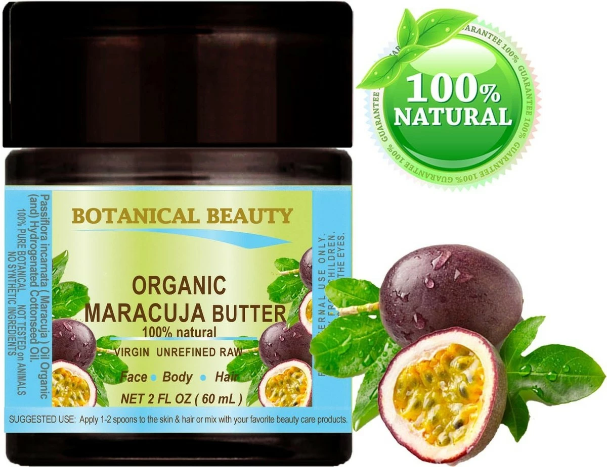 Botanical Beauty MARACUJA OIL BUTTER ORGANIC 100% Natural/VIRGIN UNREFINED RAW / 100% PURE BOTANICALS. 2 Fl.oz.- 60 Ml. For Skin, Hair And Nail Care. 4 Botanical Beauty MARACUJA OIL BUTTER ORGANIC 100% Natural/VIRGIN UNREFINED RAW / 100% PURE BOTANICALS. 2 Fl.oz.- 60 Ml. For Skin, Hair And Nail Care. - Image 2