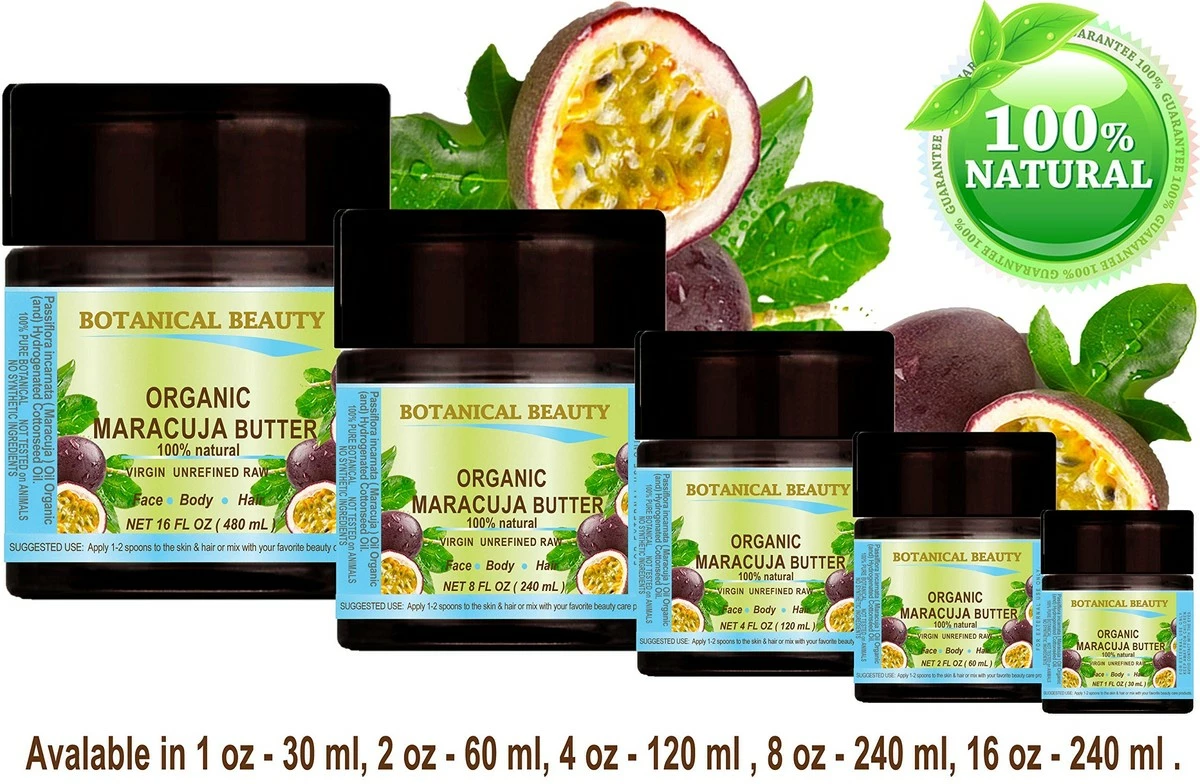 Botanical Beauty MARACUJA OIL BUTTER ORGANIC 100% Natural/VIRGIN UNREFINED RAW / 100% PURE BOTANICALS. 2 Fl.oz.- 60 Ml. For Skin, Hair And Nail Care. 6 Botanical Beauty MARACUJA OIL BUTTER ORGANIC 100% Natural/VIRGIN UNREFINED RAW / 100% PURE BOTANICALS. 2 Fl.oz.- 60 Ml. For Skin, Hair And Nail Care. - Image 4