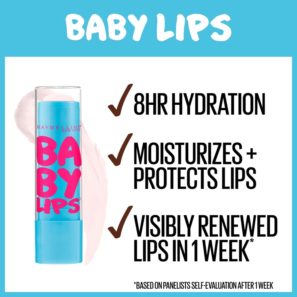 Maybelline New York Baby Lips Moisturizing Lip Balm 3-pack, Lip Care Essentials, 3 Shades 5 Maybelline New York Baby Lips Moisturizing Lip Balm 3-pack, Lip Care Essentials, 3 Shades - Image 3