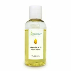 Soapeauty Store POLYSORBATE 20 T-MAZ 20 TWEEN 20 Surfactant Emulsifier 100% Pure (SIZE: 64 OZ)