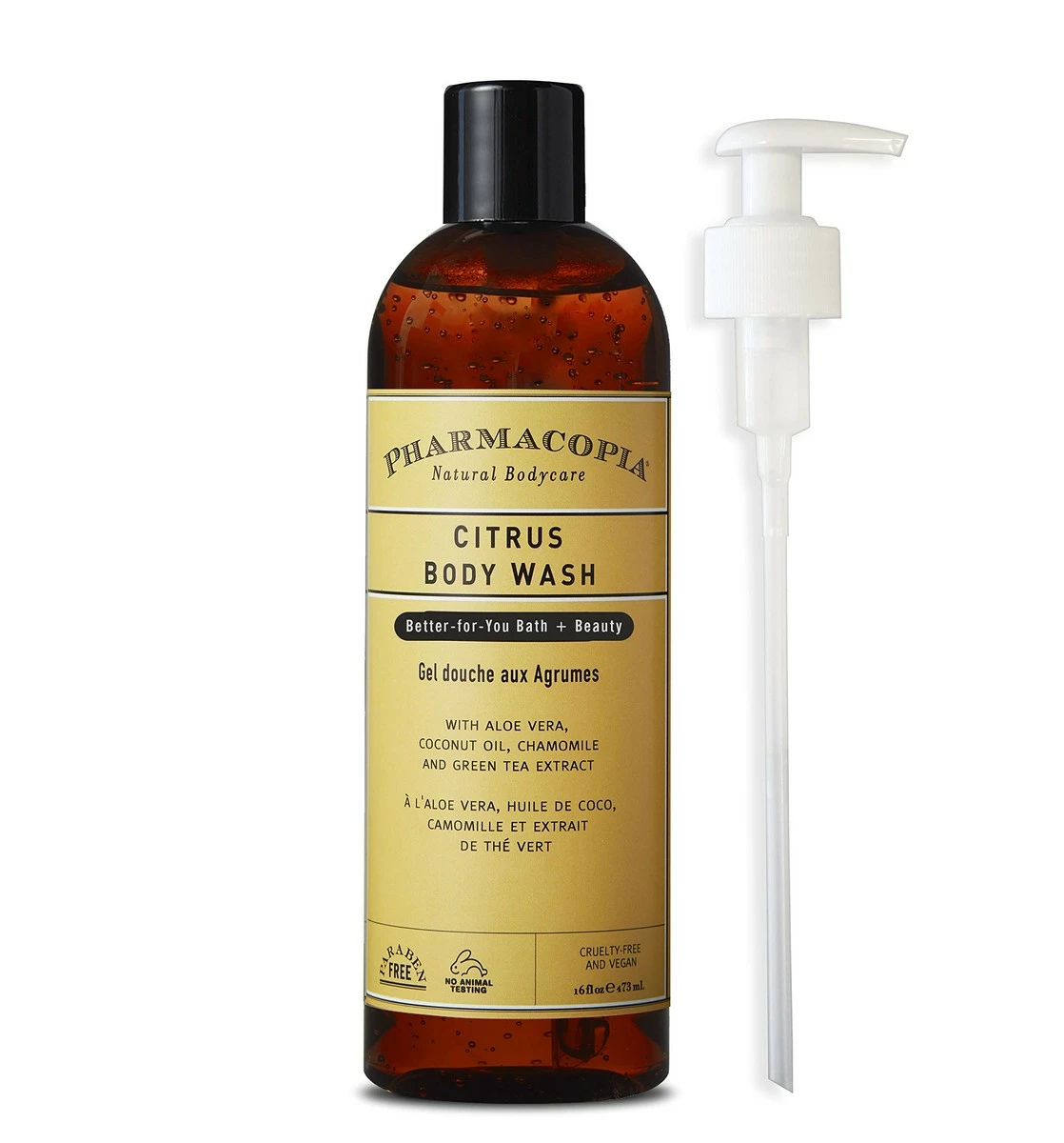 Pharmacopia Citrus Body Wash – Moisturizing Shower Gel With Natural & Organic Ingredients – Vegan Bodywash For Men & Women, 16oz 8 Pharmacopia Citrus Body Wash – Moisturizing Shower Gel With Natural & Organic Ingredients – Vegan Bodywash For Men & Women, 16oz - Image 6