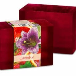 N Nabila K, Vegetable Glycerin Bar Soap, Loveable, Single Bar, 4.5oz/127.5g Each