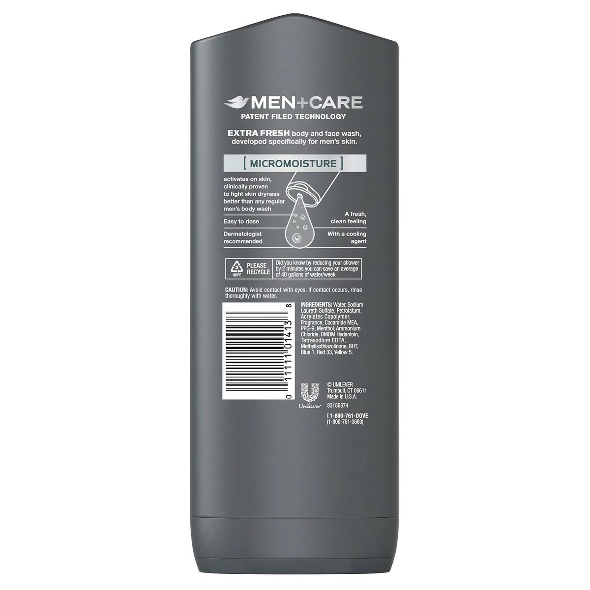 DOVE MEN + CARE Store Dove Men+Care Body Wash Extra Fresh 13.5 Oz For Hydrated And Healthier Skin Effectively Washes Away Bacteria While Nourishing Your Skin 5 DOVE MEN + CARE Store Dove Men+Care Body Wash Extra Fresh 13.5 Oz For Hydrated And Healthier Skin Effectively Washes Away Bacteria While Nourishing Your Skin - Image 3
