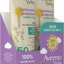 Aveeno Baby Natural Protection Lotion Sunscreen SPF 50-3 Oz, Pack Of 2 -Moisturizers Sales 1hyrdekaskrlrqn1yz78gfqbknze