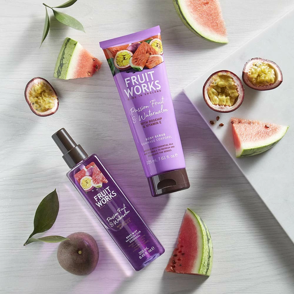 Fruit Works Passion Fruit & Watermelon Cruelty Free & Vegan Body Butter With Natural Extracts 1x 225g 6 Fruit Works Passion Fruit & Watermelon Cruelty Free & Vegan Body Butter With Natural Extracts 1x 225g - Image 4