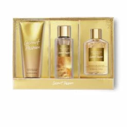 Victoria's Secret Coconut Passion 3 Piece Gift Set FRAGRANCE MIST - NOURISHING HAND & BODY LOTION - REFRESHING GEL BODY WASH (Coconut Passion)
