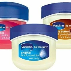 Vaseline Lip Therapy 0.25 Oz / 7g 3 Pack Bundle - Original, Rosy Lips & Cocoa Butter -Moisturizers Sales 1tj10rxd4tu7fh282tjv68ajdoeb