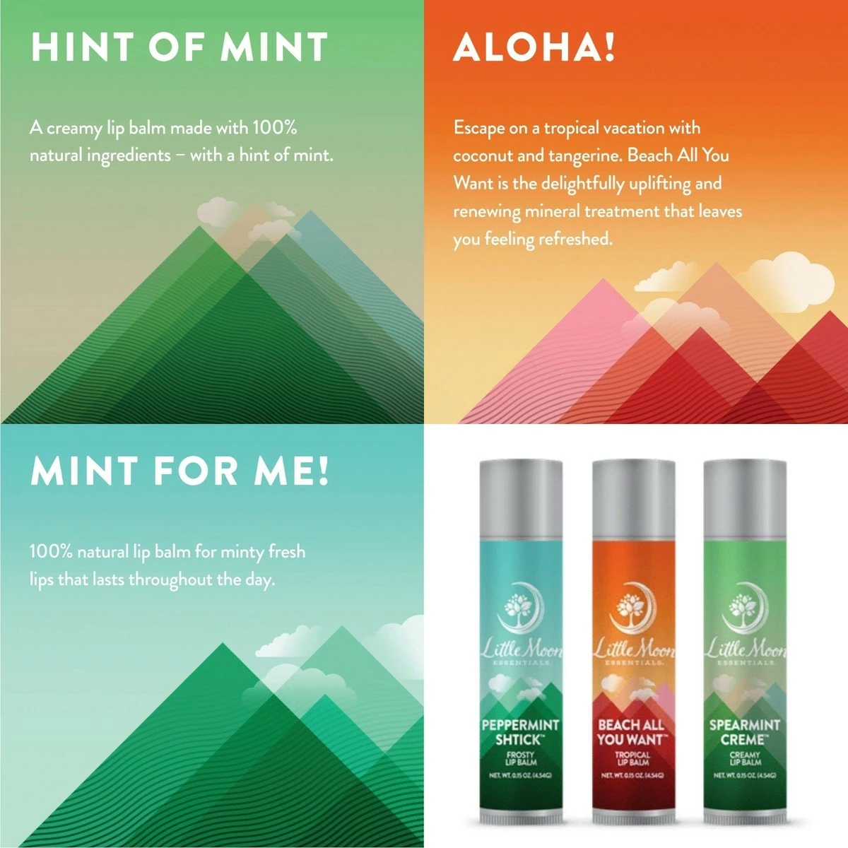 Little Moon Essentials Lip Balm (Variety Pack, 3 Pack) 8 Little Moon Essentials Lip Balm (Variety Pack, 3 Pack) - Image 6