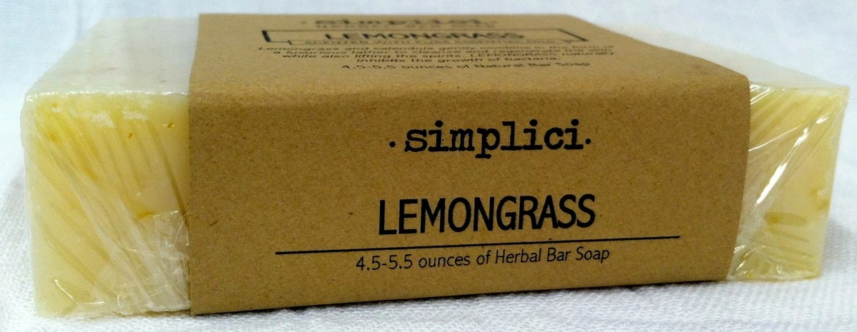 Simplici Lemongrass Bar Soap 3-pack (5 Oz Bars) 4 Simplici Lemongrass Bar Soap 3-pack (5 Oz Bars) - Image 2