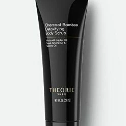 Theorie Store Charcoal Bamboo Detoxifying Body Scrub With Jojoba Oil, Sweet Almond Oil, Sesame Oil (237 Ml) -Moisturizers Sales 20bdu3k1ol813kkr9xwtj61audjp