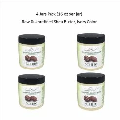 SmellGood - Pure Unrefined Shea Butter, Totally Natural And Organic, Ivory Color, Packed In 16 Oz Jar, 4 Units 9 SmellGood - Pure Unrefined Shea Butter, Totally Natural And Organic, Ivory Color, Packed In 16 Oz Jar, 4 Units -Moisturizers Sales 29ornkn2wf4dbem24emoh3tf9hka