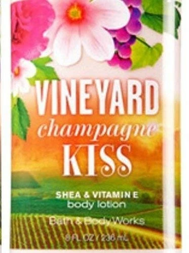 Bath & Body Works Bath And Body Works Shea And Vitamin E Lotion Vineyard Champagne Kiss 8 Ounce Full Size 5 Bath & Body Works Bath And Body Works Shea And Vitamin E Lotion Vineyard Champagne Kiss 8 Ounce Full Size - Image 3