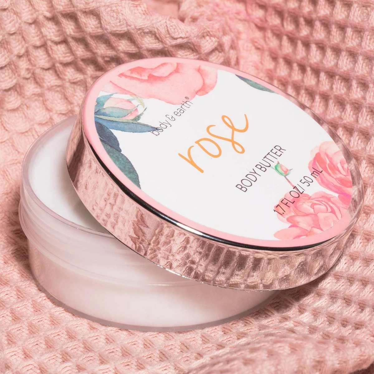 BODY & EARTH Bath Spa Gift Baskets For Women - Bath Sets For Women Gift Luxurious 5 Piece Rose Scented Spa Gift Set With Shower Gel, Body Butter, Hand Cream, Body Lotion,Valentines Gifts For Women 8 BODY & EARTH Bath Spa Gift Baskets For Women - Bath Sets For Women Gift Luxurious 5 Piece Rose Scented Spa Gift Set With Shower Gel, Body Butter, Hand Cream, Body Lotion,Valentines Gifts For Women - Image 6