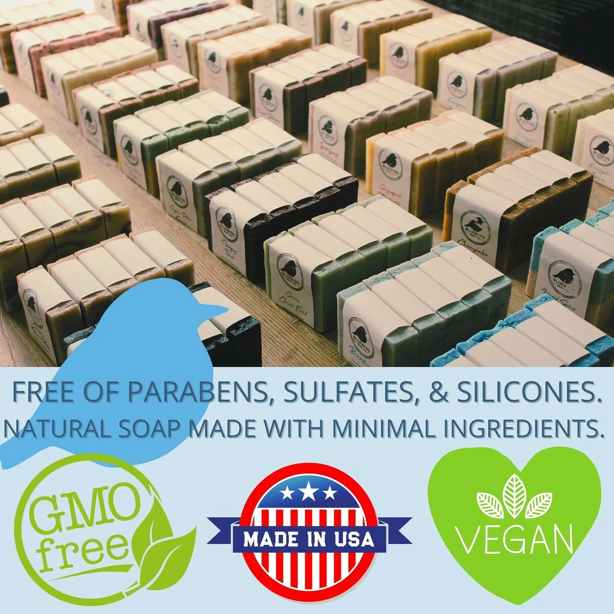 BLUEBYRD Soap Co. Bay Rum Runner Soap Bar For Men, Hand & Body Wash Lather Bar Soap Bay Rum Scented Manly Body Bar Wash, Spicy Scent And Homemade Bay Rum Shaving Soap With Essential Oils - Gift For Men (BAY RUN) 8 BLUEBYRD Soap Co. Bay Rum Runner Soap Bar For Men, Hand & Body Wash Lather Bar Soap Bay Rum Scented Manly Body Bar Wash, Spicy Scent And Homemade Bay Rum Shaving Soap With Essential Oils - Gift For Men (BAY RUN) - Image 6