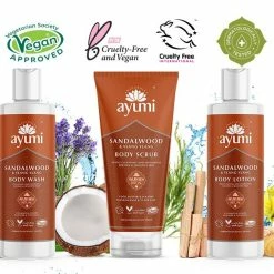 Ayumi Store Ayumi Sandalwood & Ylang Ylang Body Scrub. Vegan, Cruelty-Free, Dermatologically-Tested, 3 X 200ml 13 Ayumi Store Ayumi Sandalwood & Ylang Ylang Body Scrub. Vegan, Cruelty-Free, Dermatologically-Tested, 3 X 200ml -Moisturizers Sales 2hmfh3p1d9q20p8gije7qtfsdduc