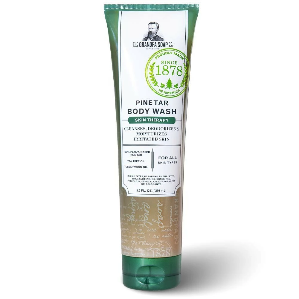 THE GRANDPA SOAP CO. SINCE 1878 Store PINE TAR - BODY WASH - 9.5 FL. OZ - The Grandpa Soap Company 3 THE GRANDPA SOAP CO. SINCE 1878 Store PINE TAR - BODY WASH - 9.5 FL. OZ - The Grandpa Soap Company