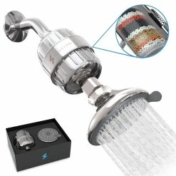 SparkPod Filtered Shower Head 12-Stage Filter Technology For Healthy Skin, Hair, And Nails With 3-Pack Filter Replacement Combo -Moisturizers Sales 2r14qrnwhnfgqbogr1d8hdo9dd6s