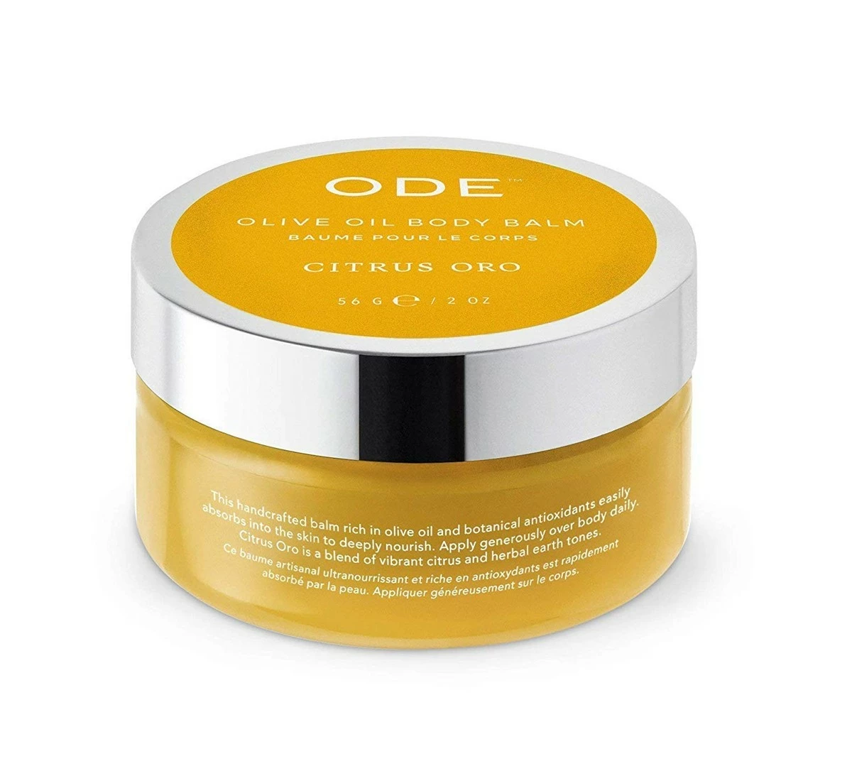 ODE Natural Beauty Olive Oil Body Balm 2oz - CITRUS ORO 3 ODE Natural Beauty Olive Oil Body Balm 2oz - CITRUS ORO