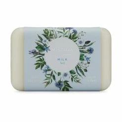 Mistral Triple Milled Bar Soap Organic Olive Oil And Shea Butter - Milk - Made In France, 7 Oz