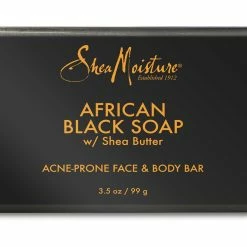 SheaMoisture Shea Moisture African Black Soap Bar, 3.5 Oz, Pack Of 2 -Moisturizers Sales 36pwm0t8m9su4xgcxpz4y2ckgc55