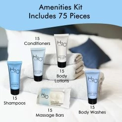 Hotel Size Toiletries Set | H2O Therapy All-In-Kit Amenities For Hotels, Airbnb & Rentals | .85 Oz Hotel Shampoo & Conditioner, Body Wash, Body Lotion & 1 Oz Bar Soap | 75 Piece Travel Kit 10 Hotel Size Toiletries Set | H2O Therapy All-In-Kit Amenities For Hotels, Airbnb & Rentals | .85 Oz Hotel Shampoo & Conditioner, Body Wash, Body Lotion & 1 Oz Bar Soap | 75 Piece Travel Kit -Moisturizers Sales 3axirtkmbuuj3jbz8mads5ukx55z