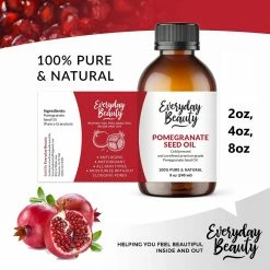 Everyday Beauty Helping You Feel Beautiful Inside And Out Store Pomegranate Seed Oil - 8oz - 100% Pure & Natural Cold Pressed And Unrefined Premium Grade Moisturizing Oil For Face, Skin And Hair 8 Everyday Beauty Helping You Feel Beautiful Inside And Out Store Pomegranate Seed Oil - 8oz - 100% Pure & Natural Cold Pressed And Unrefined Premium Grade Moisturizing Oil For Face, Skin And Hair -Moisturizers Sales 3fvat21qqt5304mpgk6srbecql2x