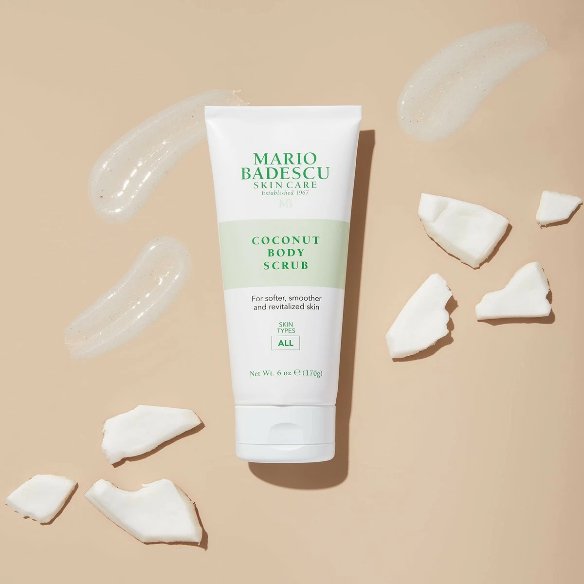Mario Badescu Coconut Body Scrub, 6 Oz. 4 Mario Badescu Coconut Body Scrub, 6 Oz. - Image 2