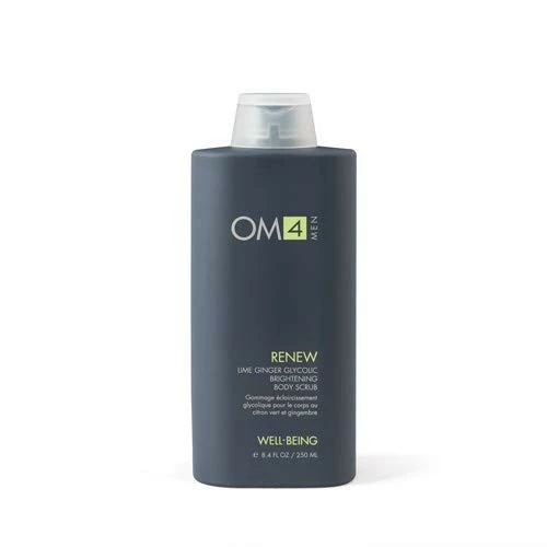 Organic Male OM4 Renew: Lime Ginger Glycolic Brightening Body Scrub, 8.4 Oz. 3 Organic Male OM4 Renew: Lime Ginger Glycolic Brightening Body Scrub, 8.4 Oz.