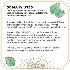 Quinn's Quinn’s Pure Castile Organic Liquid Soap, 32 Ounce (Peppermint) -Moisturizers Sales 3i6uktk6d634kd1mvesmef8s59j4