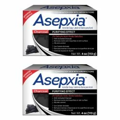 ASEPXIA Cleansing Bar Charcoal 4 Oz (Pack Of 2)
