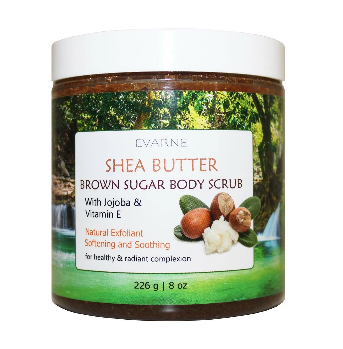 Evarne Store Evarne Shea Butter Brown Sugar Body Scrub With Jojoba And Vitamin E 3 Evarne Store Evarne Shea Butter Brown Sugar Body Scrub With Jojoba And Vitamin E