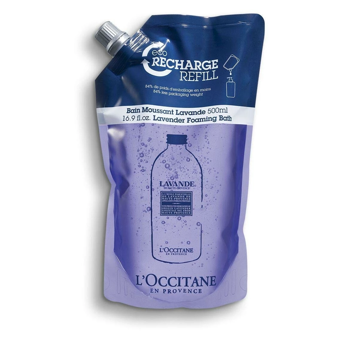 L'Occitane Relaxing & Foaming Lavender Bubble Bath, Refill, 16.9 Fl Oz 3 L'Occitane Relaxing & Foaming Lavender Bubble Bath, Refill, 16.9 Fl Oz