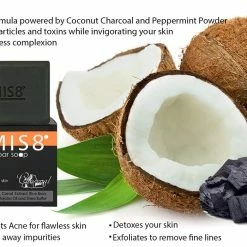 Dermis8° Store Dermis8° Detoxifying Soap Bar With Coconut Charcoal & Peppermint, 200gr 5 Dermis8° Store Dermis8° Detoxifying Soap Bar With Coconut Charcoal & Peppermint, 200gr -Moisturizers Sales 3vcvexk045we8f7i4t1legf47owj