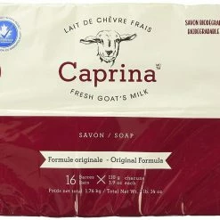 Caprina Canus Original Formula Fresh Goat's Milk Soap, 32 Bars