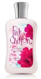 Bath & Body Works Signature Collection" Pink Chiffon" Fragrance Mist ~ Body Lotion ~ Shower Gel ~ Triple Moisture Body Cream & Shower Sponge Gift Set Basket 5 Bath & Body Works Signature Collection" Pink Chiffon" Fragrance Mist ~ Body Lotion ~ Shower Gel ~ Triple Moisture Body Cream & Shower Sponge Gift Set Basket - Image 3