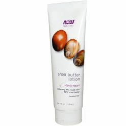 NOW Foods Solutions Shea Butter Lotion - 4 Fl Oz