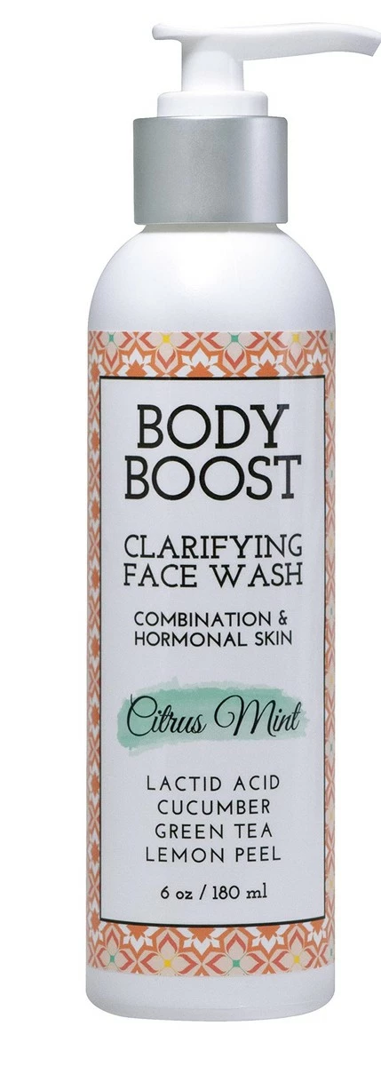 Body Boost Daily Clarifying Face Wash, 6 Oz Citrus Mint 3 Body Boost Daily Clarifying Face Wash, 6 Oz Citrus Mint