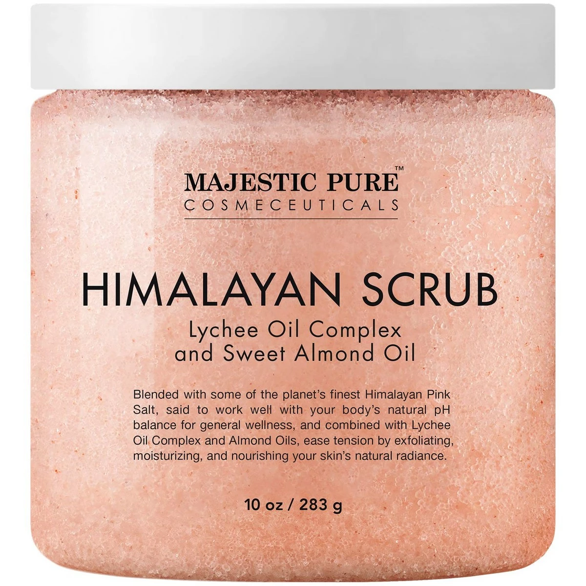 Majestic Pure Himalayan Salt Body Scrub With Lychee Oil, Exfoliating Salt Scrub To Exfoliate & Moisturize Skin, Deep Cleansing - 10 Oz (Pack Of 2) 10 Majestic Pure Himalayan Salt Body Scrub With Lychee Oil, Exfoliating Salt Scrub To Exfoliate & Moisturize Skin, Deep Cleansing - 10 Oz (Pack Of 2) - Image 8