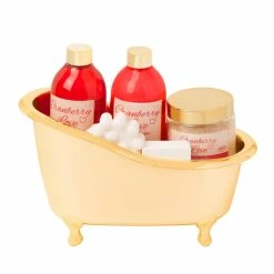 BRUBAKER 6 Pcs Gift Set 'Cranberry Love' Beauty Spa Set With Golden Bathtub, Bath Fizzer, Bubble Bath, Shower Gel, Bath Salt, Soap 8 BRUBAKER 6 Pcs Gift Set 'Cranberry Love' Beauty Spa Set With Golden Bathtub, Bath Fizzer, Bubble Bath, Shower Gel, Bath Salt, Soap -Moisturizers Sales 4dh0lwlo5h3djopjee39lpxzxasa
