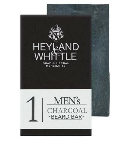 Heyland & Whittle Charcoal Beard Bar For Men 130g 3 Heyland & Whittle Charcoal Beard Bar For Men 130g